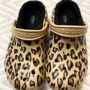 Leopard Crocs